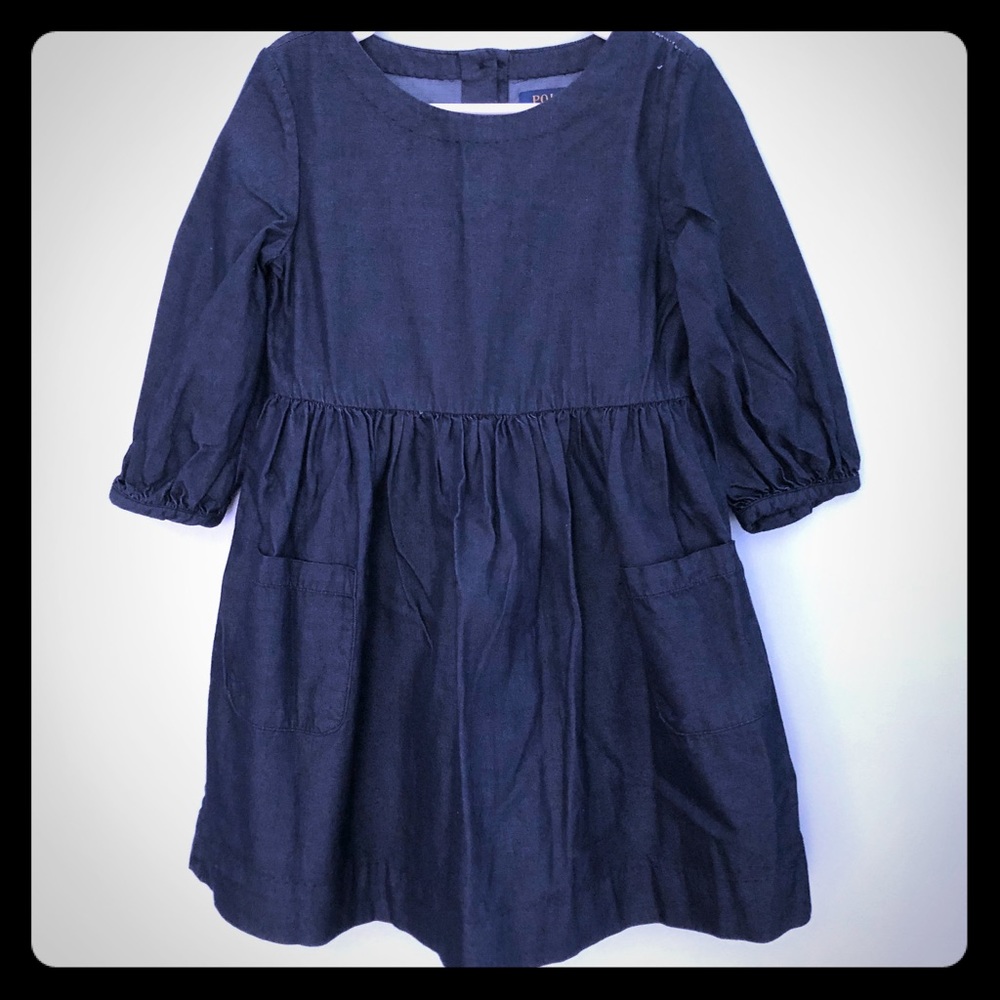 Polo by Ralph Lauren Navy Kids Casual Dress
